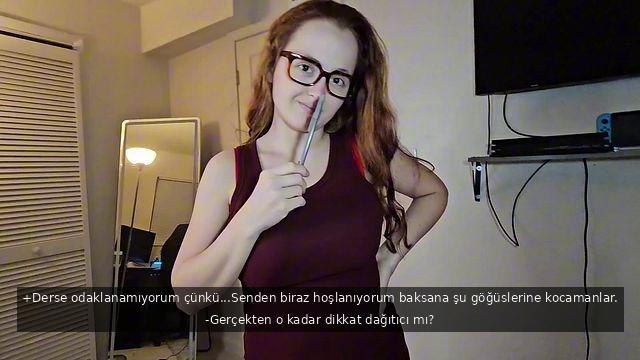 Özel Ders Verdiği Öğrencisiyle Sikişmek İçin Yanıp Tutuşan Fahişe Kapıyı Aralıyor